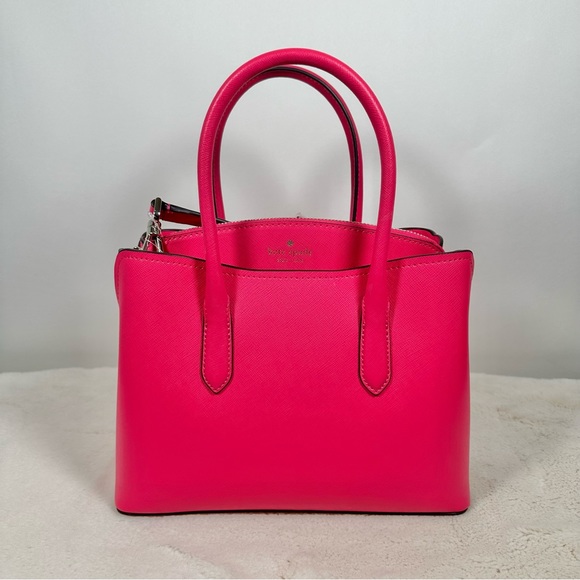 Kate Spade New York RORY Pink Saffiano Medium Satchel Crossbody Bag - Picture 5 of 16